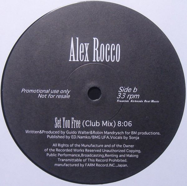 Transa / Mystique (4) / Alex Rocco - Supernova / Don't Stop Me Now / Set You Free, Electronic, Trance, 2001 - Farm Records, J