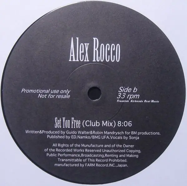 Transa / Mystique (4) / Alex Rocco - Supernova / Don't Stop Me Now / Set You Free, Electronic, Trance, 2001 - Farm Records, J
