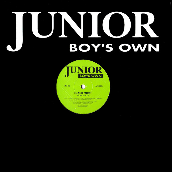 Roach Motel - Work 2 Doo, Electronic, Acid House, House, 1995 - Junior Boy's Own, UK, Vinyl 1x 12", 33 ⅓ RPM