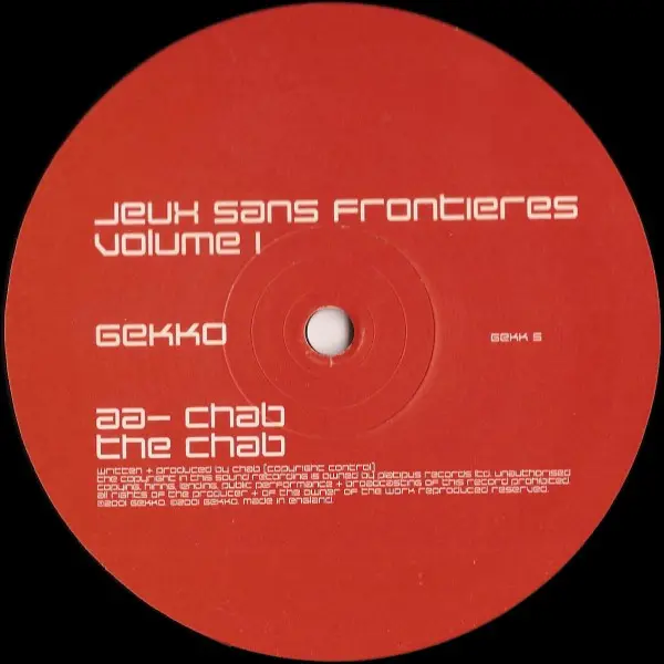 Aron Akira / Chab - Jeux Sans Frontieres Volume 1, Electronic, Progressive Trance, 2002 - Gekko, UK, Vinyl 1x 12"