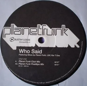 Album cover for Who Said by Planet Funk