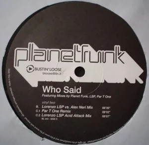 Album cover for Who Said by Planet Funk