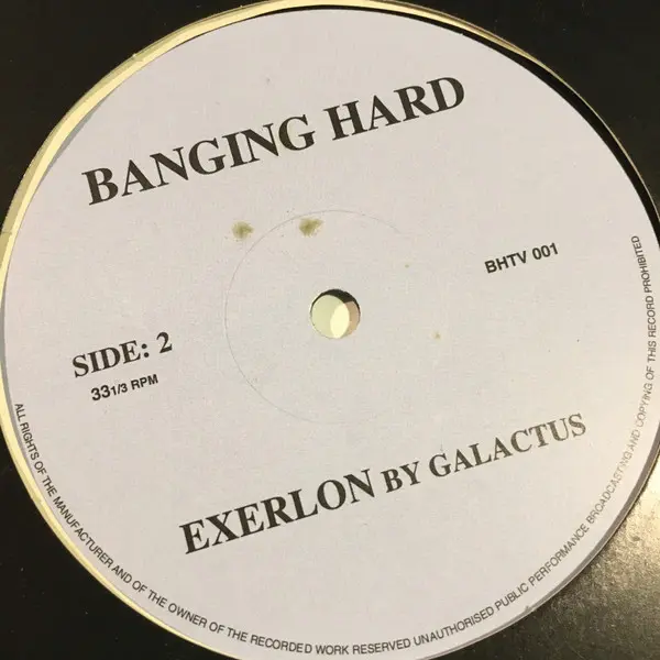 Gavbee, Galactus (6) - Gbh / Exerlon, Electronic, Techno, Banging Hard, Vinyl 1x 12", 33 ⅓ RPM