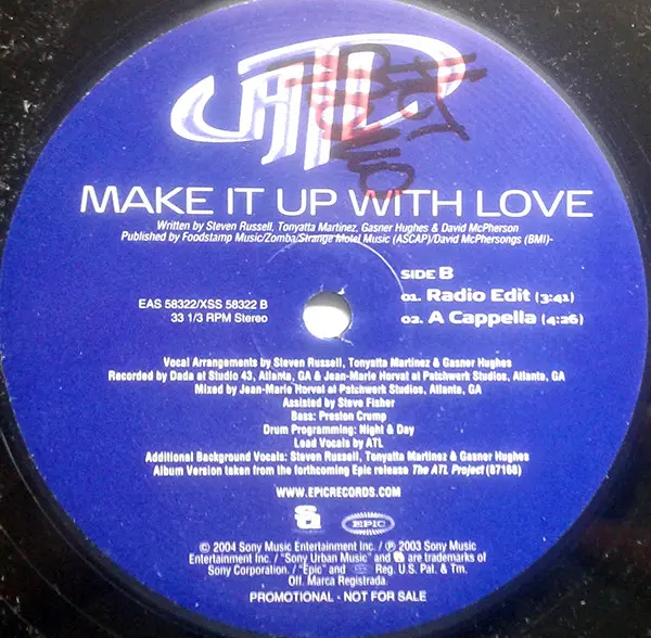 Album cover for Make It Up With Love by ATL (3)