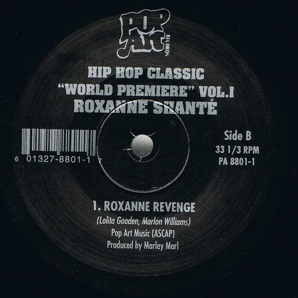 MC Shan / Roxanne Shanté - Hip Hop Classic "World Premiere" Vol.1, Hip Hop, Pop Art Records, US, Vinyl 1x 12", 33 ⅓ RPM, Comp