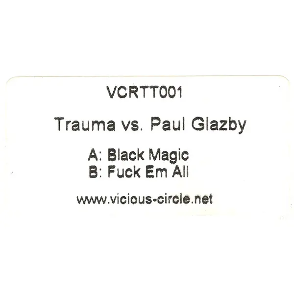 Trauma - Trauma Trax 2004 (Part 1), Electronic, Hard House, 2004 - Trauma Trax, UK, Vinyl 1x 12", White Label, 45 RPM, 33 ⅓ R