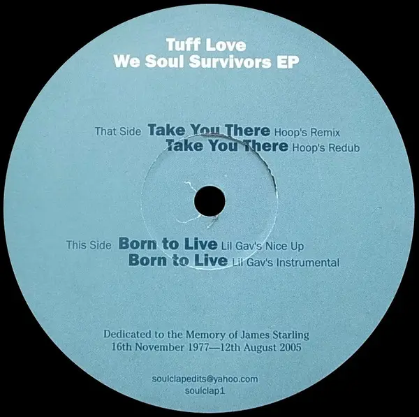 Pete Rock & C.L. Smooth / O.C. - Tuff Love - We Soul Survivors EP, Funk / Soul, Hip Hop, 2006 - Soulclap, UK, Vinyl 1x 12", E
