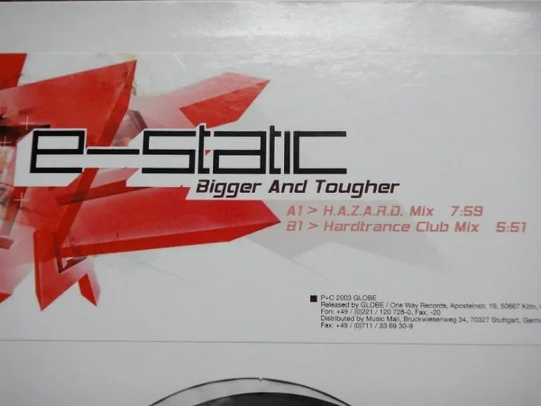 Album cover for Bigger And Tougher by E-Static