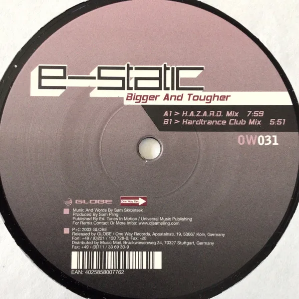 Album cover for Bigger And Tougher by E-Static