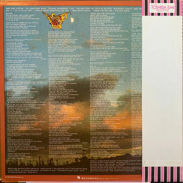 Album cover for The Kick Inside by Kate Bush