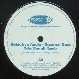 Album cover for Decimal Dust by Defective Audio