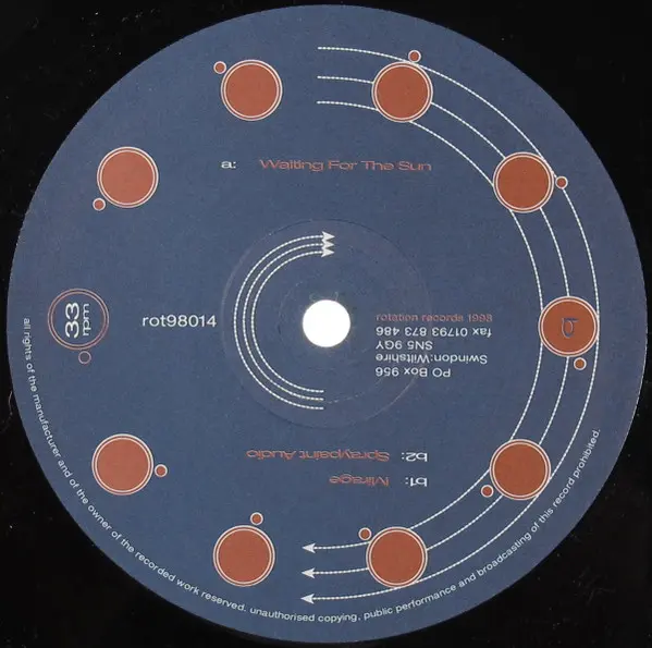 Laidback Luke - The Audio Alert EP, Electronic, Tech House, Techno, 1998 - Rotation Records, UK, Vinyl 1x 12", EP