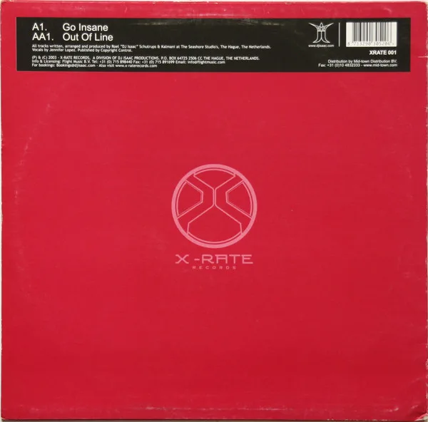 Album cover for Go Insane by DJ Isaac