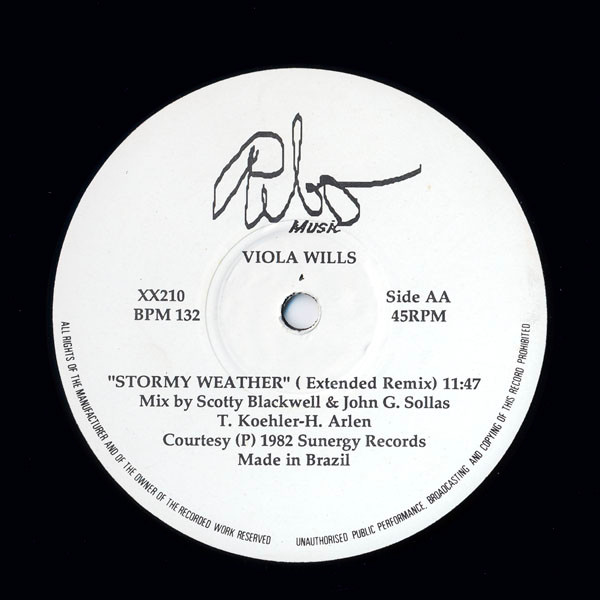 Viola Wills / Thelma Houston - Stormy Weather / Don't Leave Me This Way, Funk / Soul, Disco, Pebo Music, Brazil, Vinyl 1x 12"