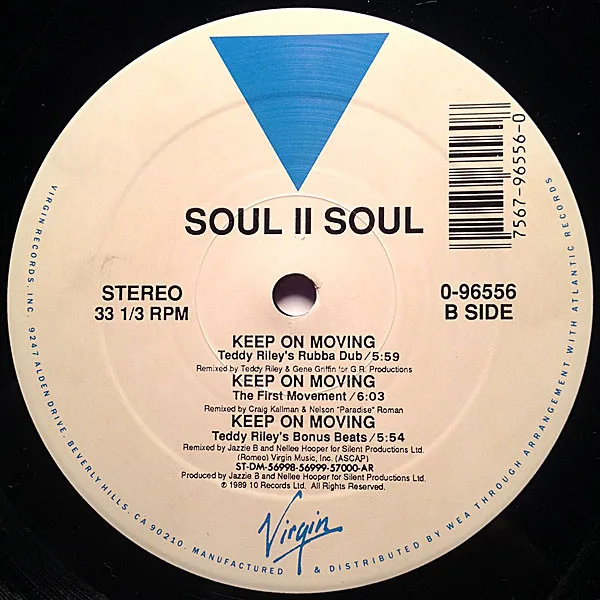 Album cover for Keep On Movin by Soul II Soul
