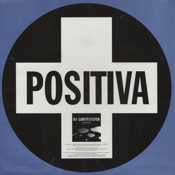 DJ Quicksilver - Planet Love, Electronic, Hard House, Speed Garage, Trance, 1998 - Positiva, UK, Vinyl 1x 12", 33 ⅓ RPM, Sing