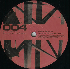 Aural Emote - Foregone Confusion, Electronic, Techno, Tribal, 2002 - Symbolism, UK, Vinyl 2x 12"