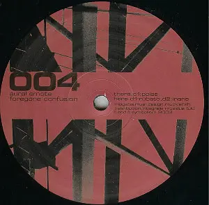 Aural Emote - Foregone Confusion, Electronic, Techno, Tribal, 2002 - Symbolism, UK, Vinyl 2x 12"