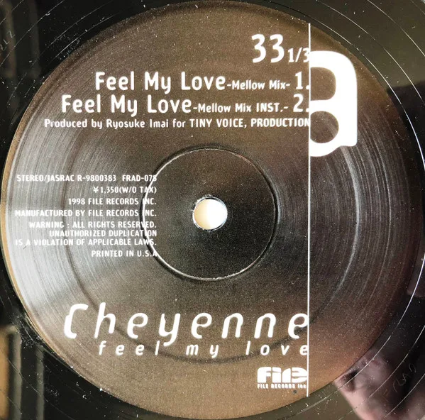 Album cover for Feel My Love by Cheyenne (7)