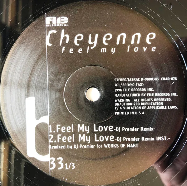 Album cover for Feel My Love by Cheyenne (7)