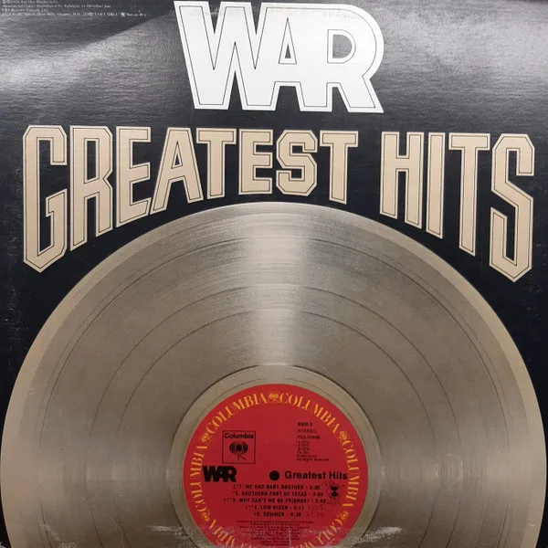 Album cover for Greatest Hits by War