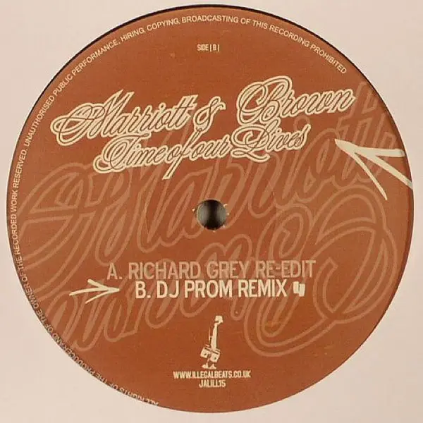 Album cover for Time Of Our Lives by Marriott & Brown