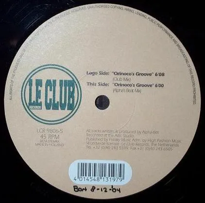 Album cover for Orinoco's Groove by Orin-co