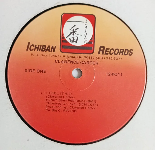 Album cover for I Feel It / Grandpa Can't Fly His Kite by Clarence Carter