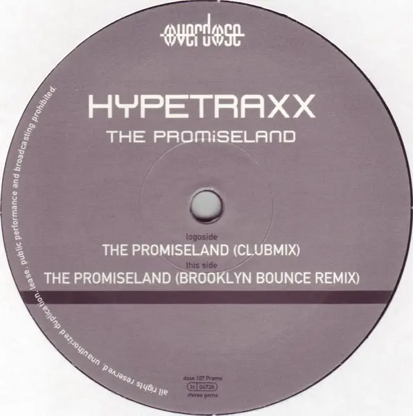 Album cover for The Promiseland by Hypetraxx