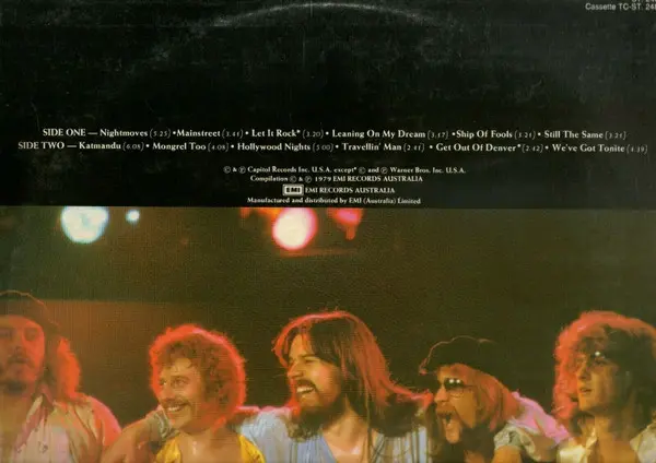 Bob Seger - The Bob Seger Collection, Rock, Country Rock, Folk Rock, 1979 - Capitol Records, Australia, Vinyl 1x LP, Compilat