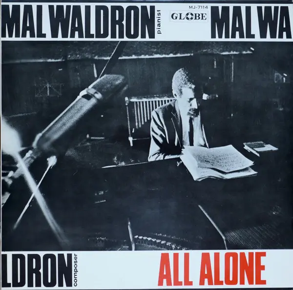 Mal Waldron - All Alone, Jazz, Bop, Post Bop, 1969 - Globe (9), Japan, Vinyl 1x LP, Album, Reissue, Mono