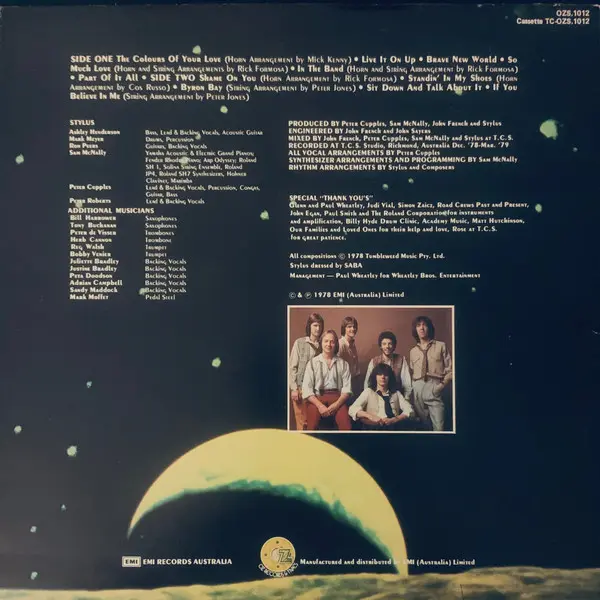 Stylus (11) - Part Of It All, Funk / Soul, Rock, Soft Rock, Soul, 1979 - OZ Records (2), Australia, Vinyl 1x LP, Album