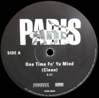 One Time Fo' Ya Mind