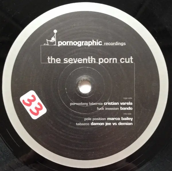 Various - The Seventh Porn Cut, Electronic, Tech House, Techno, 2002 - Pornographic Recordings, UK, Vinyl 1x 12", 33 ⅓ RPM