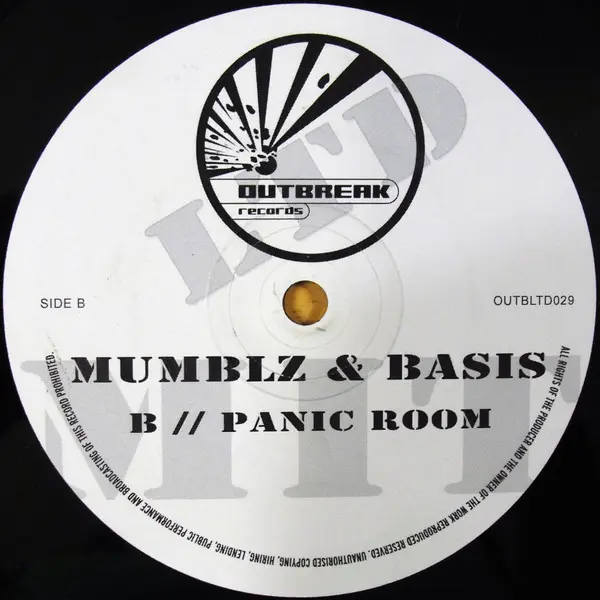 Mumblz / Tek Infektion / Basis (4) - Inside Your Mind / Panic Room, Electronic, Drum n Bass, 2005 - Outbreak Records, UK, Vin