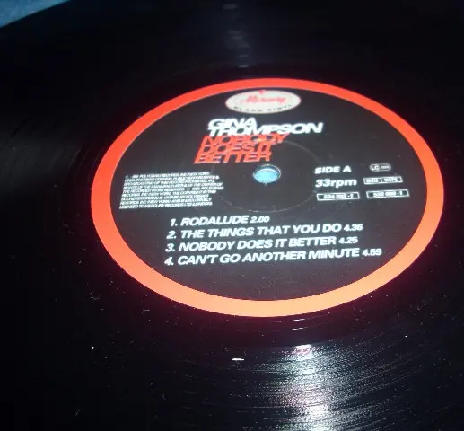 Gina Thompson - Nobody Does It Better, Funk / Soul, Hip Hop, RnB/Swing, 1996 - Mercury Black Vinyl, UK & Europe, Vinyl 2x LP,