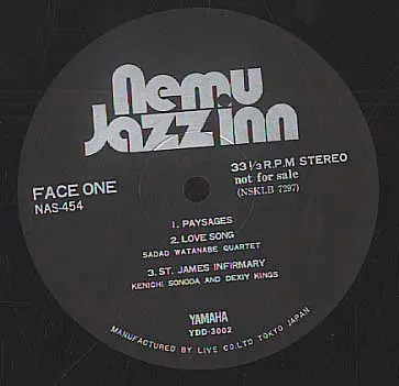 Various - Nemu Jazz Inn, Jazz, Big Band, Contemporary Jazz, Free Jazz, Latin Jazz, Modal, Yamaha, Japan, Vinyl 1x LP, Compila