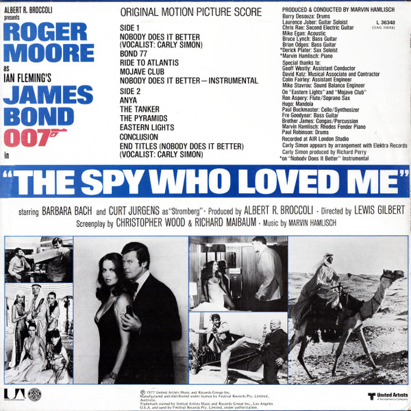 Marvin Hamlisch - The Spy Who Loved Me (Original Motion Picture Score), Electronic, Jazz, Stage & Screen, Disco, Easy Listeni