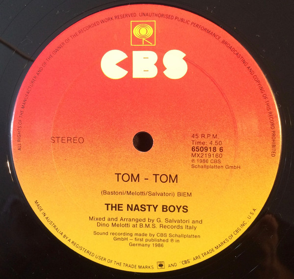 Nasty Boys, The - I Was Made For Lovin' You, Electronic, Synth-pop, 1987 - CBS, Australia, Vinyl 1x 12"