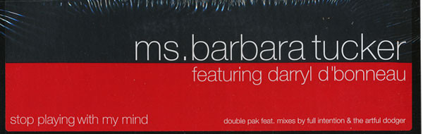Barbara Tucker featuring Darryl D'Bonneau - Stop Playing With My Mind, Electronic, House, 2000 - Strictly Rhythm, US, Vinyl 2