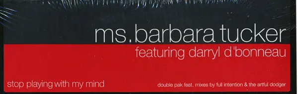 Barbara Tucker featuring Darryl D'Bonneau - Stop Playing With My Mind, Electronic, House, 2000 - Strictly Rhythm, US, Vinyl 2