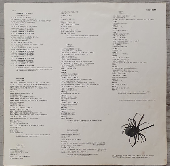 Alice Cooper (2) - Welcome To My Nightmare, Rock, Classic Rock, 1975 - Anchor (2), Australia, Vinyl 1x LP, Album, Reissue Whi