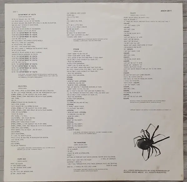 Alice Cooper (2) - Welcome To My Nightmare, Rock, Classic Rock, 1975 - Anchor (2), Australia, Vinyl 1x LP, Album, Reissue Whi