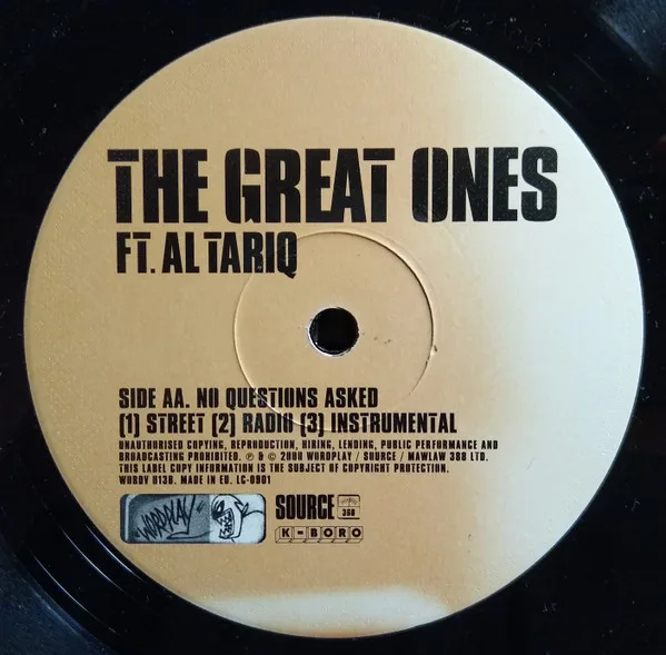 Album cover for That Nigga / No Questions Asked by Great Ones, The Featuring Al' Tariq