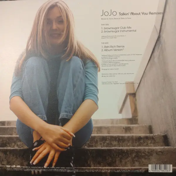 JoJo (15) - Talkin' About You (remixes), Funk / Soul, Hip Hop, New Jack Swing, RnB/Swing, Swingbeat, 2001 - Brown Sugar Recor