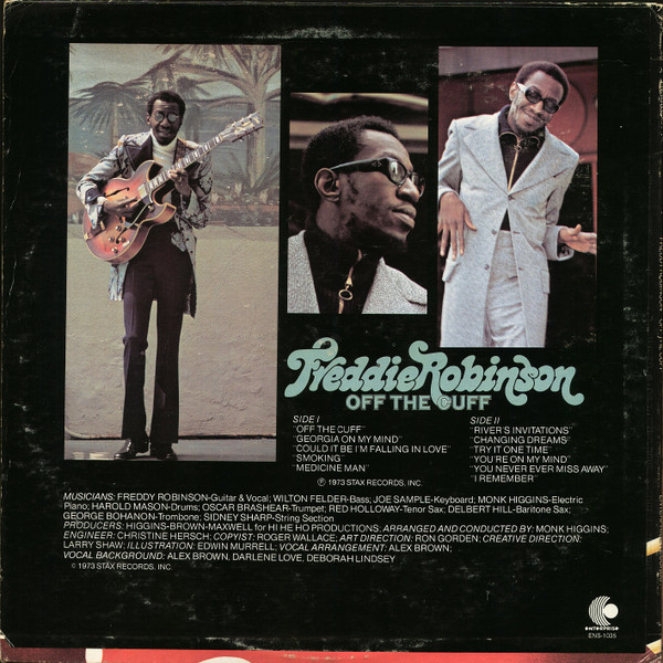 Freddie Robinson - Off The Cuff - 1973 -Modern Electric Blues, Soul-Jazz -Enterprise -Vinyl 1x LP, Album