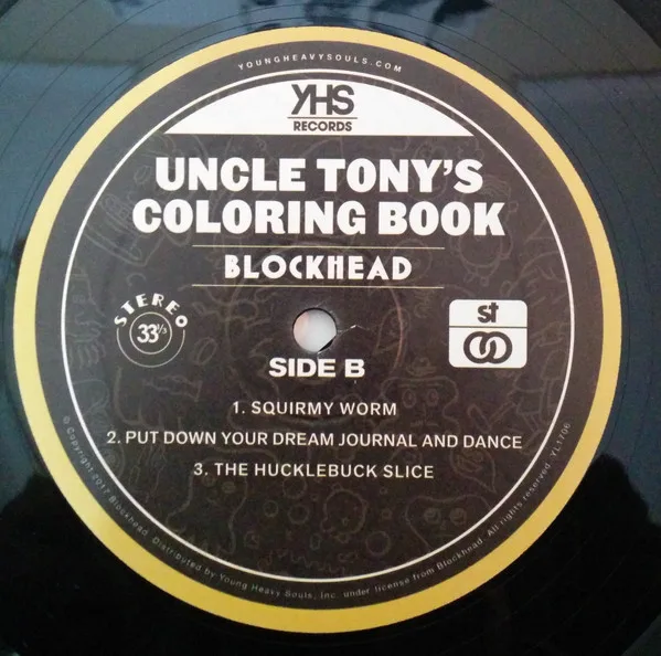 Album cover for Uncle Tony's Coloring Book by Blockhead