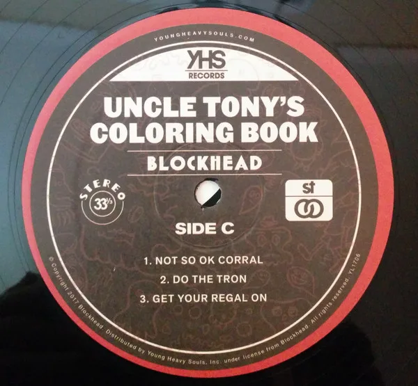 Album cover for Uncle Tony's Coloring Book by Blockhead