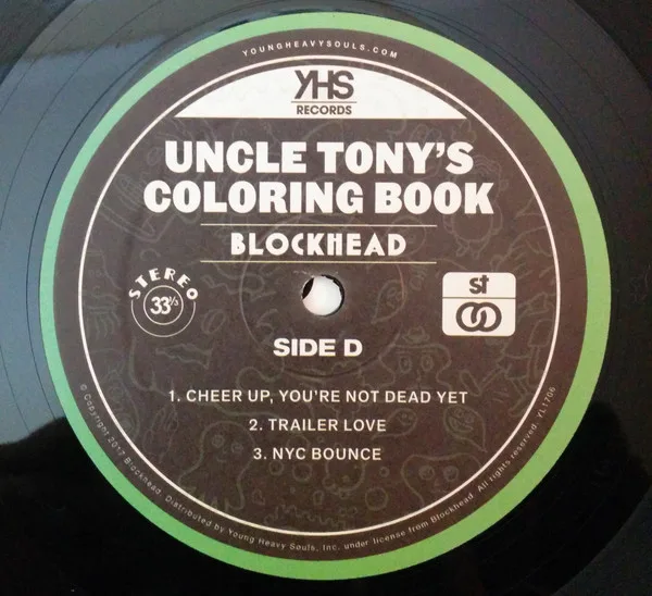 Album cover for Uncle Tony's Coloring Book by Blockhead