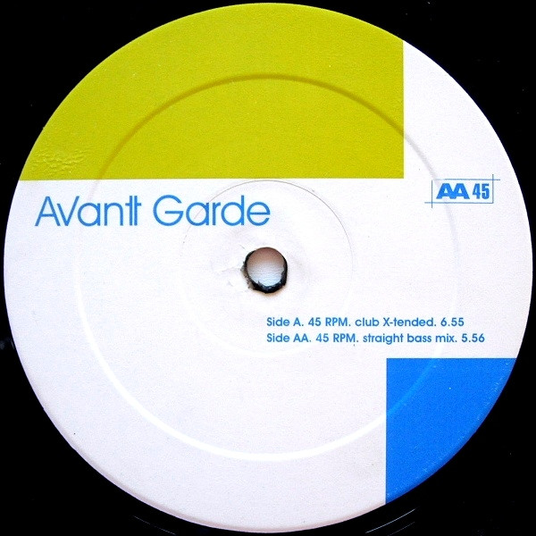 Avant Garde - Get Down, Electronic, House, 1999 - Vendetta Records, Spain, Vinyl 1x 12", 45 RPM